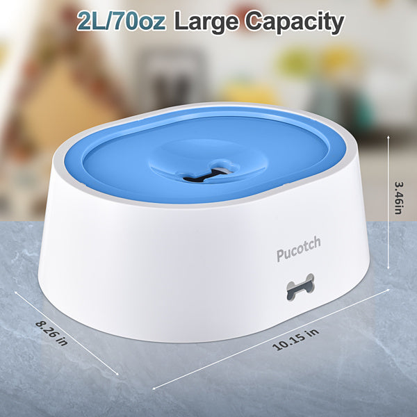 2-liter Pet Drinking Basin With Splash Proof Design, Equipped With A Filter Element For Filtering Water Quality, Prohibited From Sale On Amazon US Site, Not USPS Issued